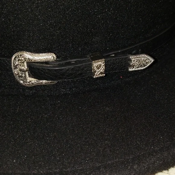 H&M Black Western Style Hat Size M - Picture 6 of 8